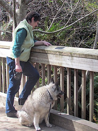 Heidi with her person, Hilary. gallery image