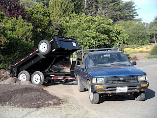 FOG donated a shiny new dump trailer! gallery image